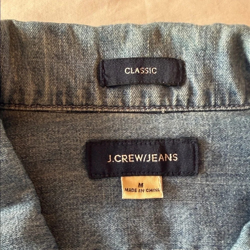 J. Crew Light Blue Denim Shirt Jacket